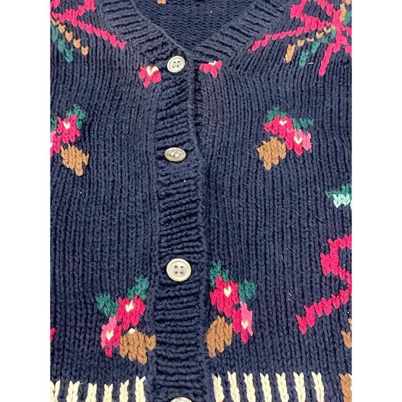 Vintage Women’s Floral Cardigan CottageCore J. Christopher - Picture 4 of 7